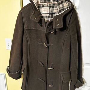 Old Navy Dark Brown Toggle Utility Jacket